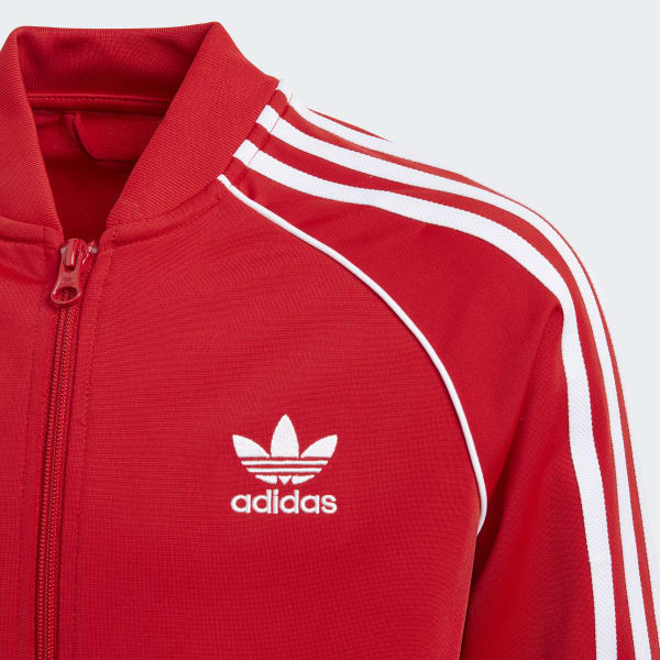 jaqueta adidas sst vermelha