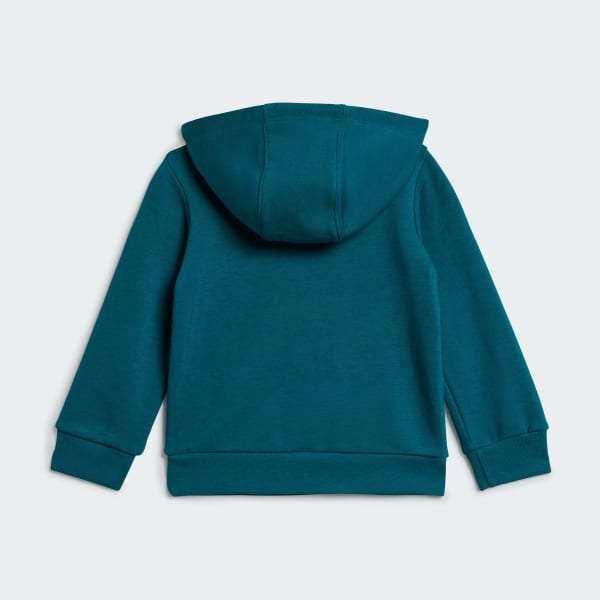 Turkis Adicolor Hoodie Kids sæt