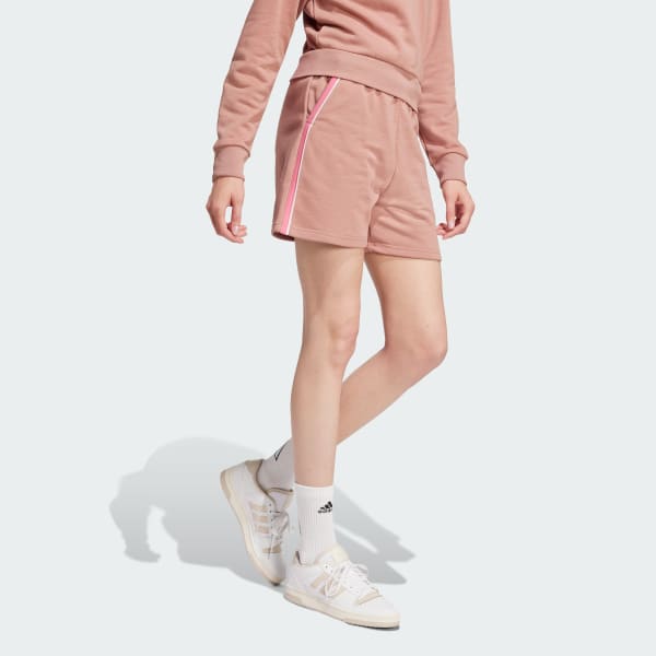 Rosa Shorts Moletinho Essentials Color Pop