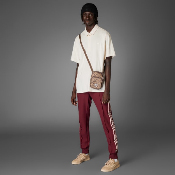 Burgundy FC Bayern Terrace Icons Track Pants