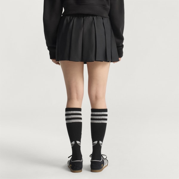 Negro Minifalda con lazos