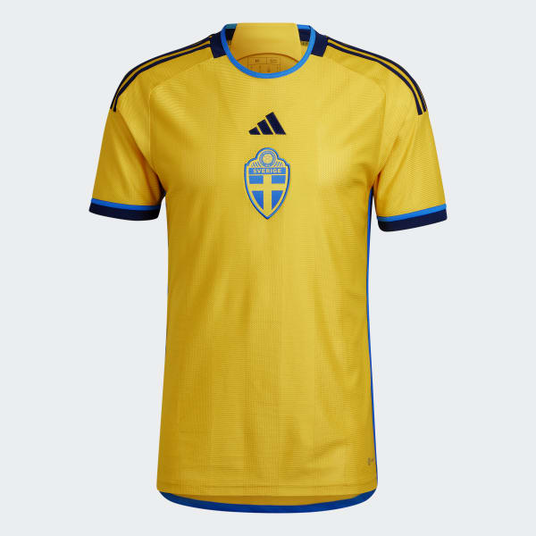 Amarillo Camiseta Uniforme de Local Suecia 22 CI620