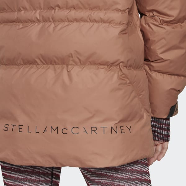 hnědá Bunda adidas by Stella McCartney Mid-Length Padded Winter