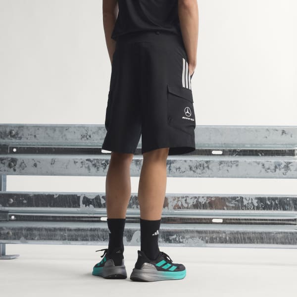 Svart MERCEDES - AMG PETRONAS FORMULA 1 TEAM MECHANICS SHORTS