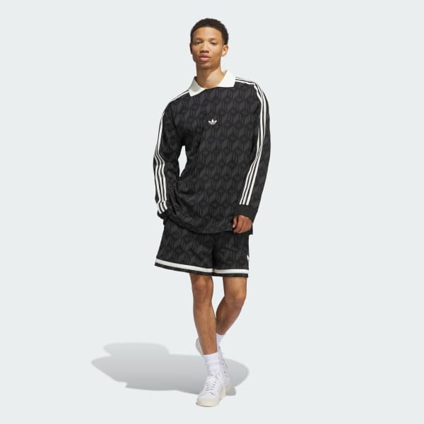 【ADIDAS】Heritage Short Pants - Black / JD5195 adidas originals short pant manjacquared short - jd5195