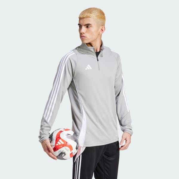 adidas Tiro 24 Training Top - Grey | Free Shipping with
