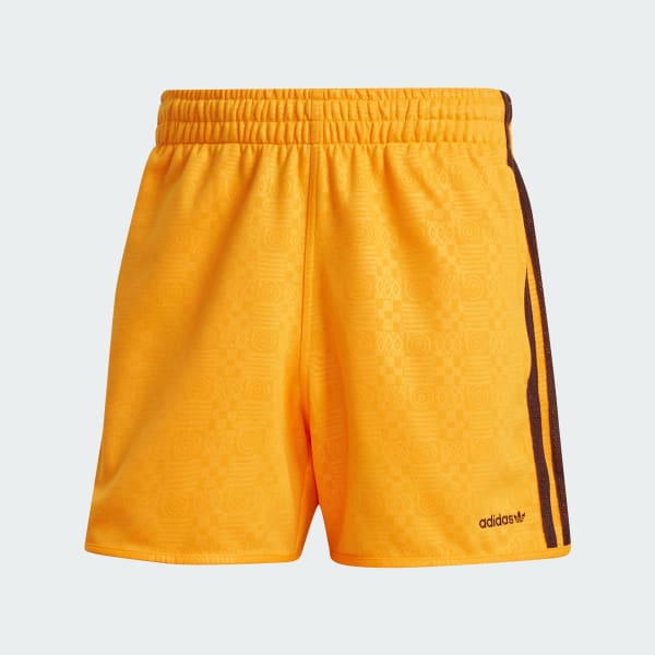 Laranja Shorts Sprinter '80s Embossed Três Listras