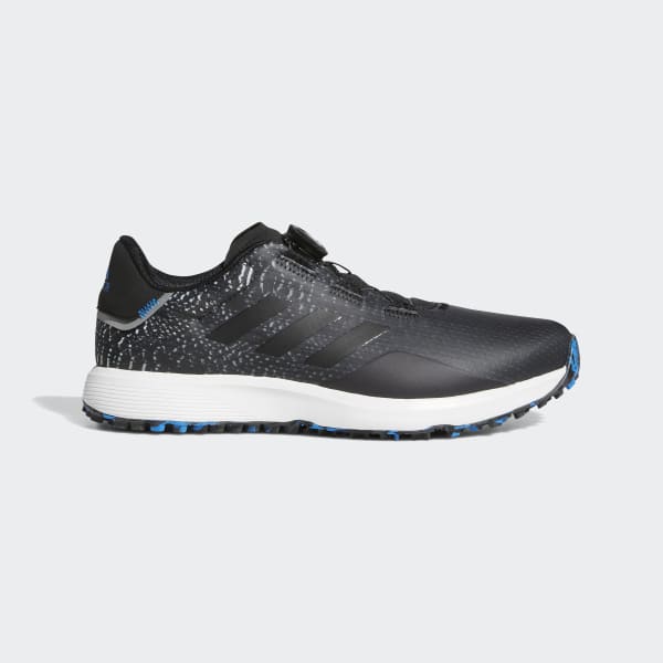 Black S2G BOA Wide Spikeless Golf Shoes