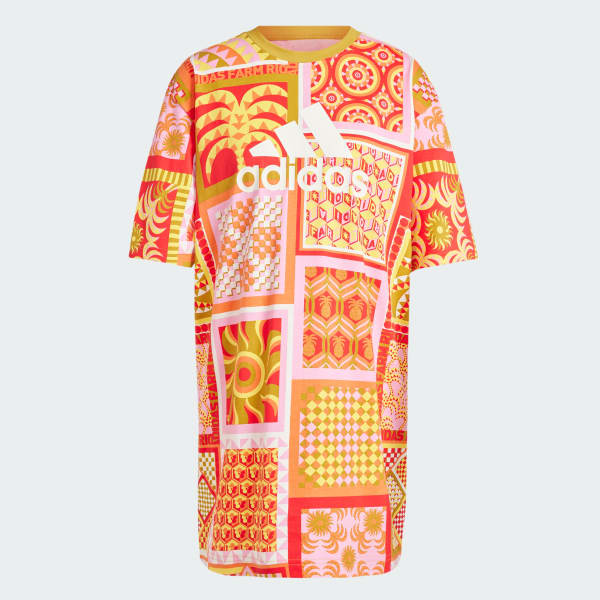 Amarelo Vestido Justo adidas x FARM Rio
