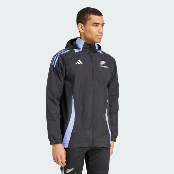 Black All Blacks Rugby All-Weather Jacket
