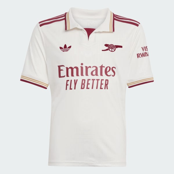 adidas Arsenal 25/26 Third Jersey Kids - White | Free Shipping