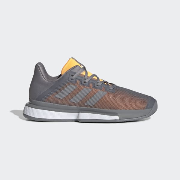 grey and orange adidas shoes