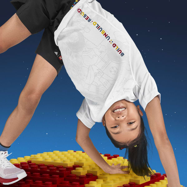 Weiss adidas x LEGO Play T-Shirt RW225