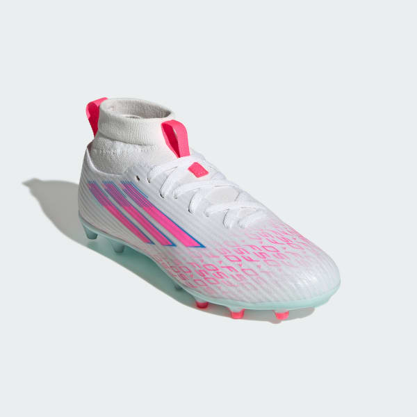 สีขาว รองเท้าฟุตบอล F50 Sparkfusion League Firm Ground/Artificial Grass สำหรับเด็ก