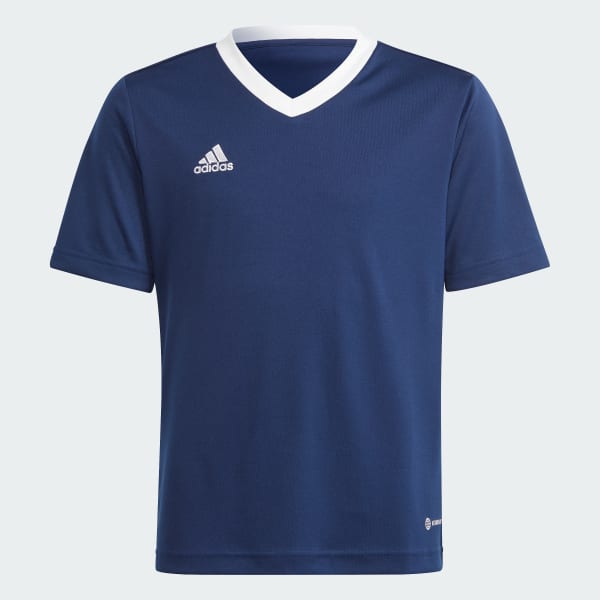 Adidas - Kids - Entrada 22 Football Shirt - Blue
