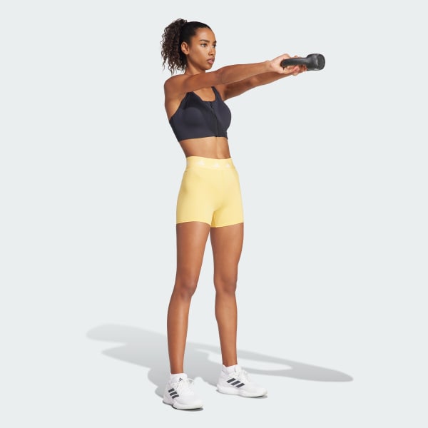 adidas Techfit Short Leggings - Orange | Women's Training | adidas US