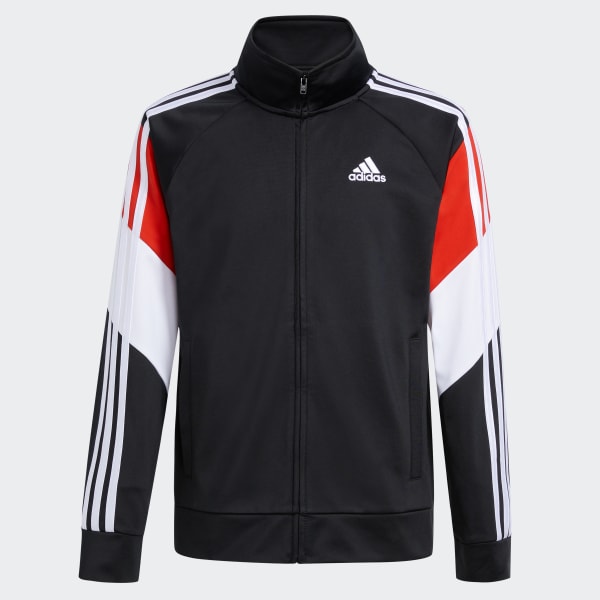 Adidas tricot best sale jacket black