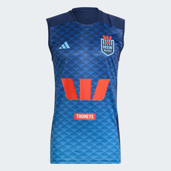 Μπλε New South Wales Training Singlet