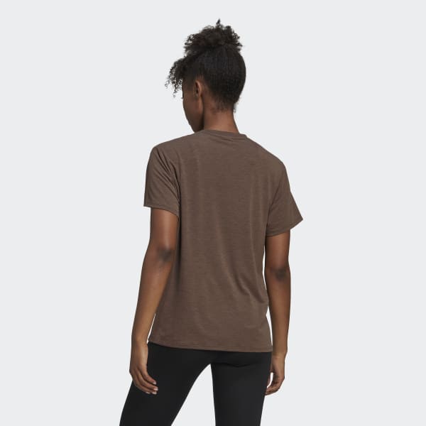 Castanho T-shirt 3-Stripes TrainIcons