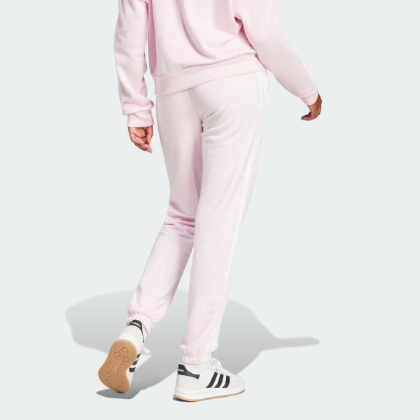 Essentials 3-Stripes French Terry Cuffed Pants