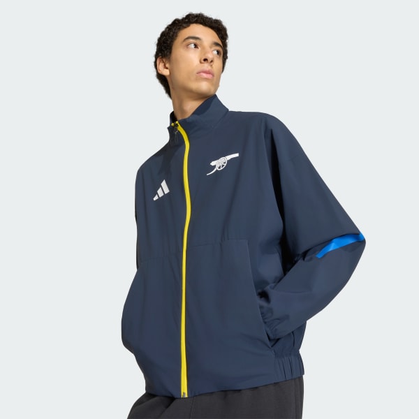 adidas Arsenal FC Z.N.E. Anthem Jacket - Blue | Free Shipping with