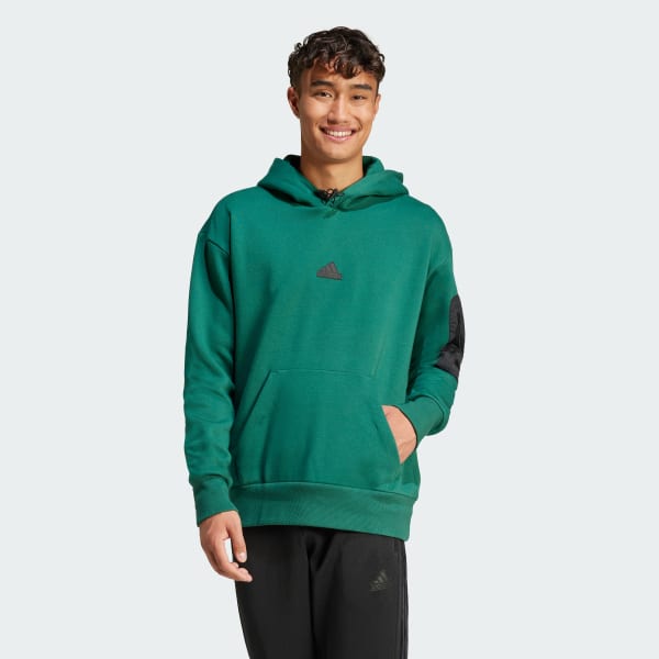 Felpa con cappuccio City Escape Fleece