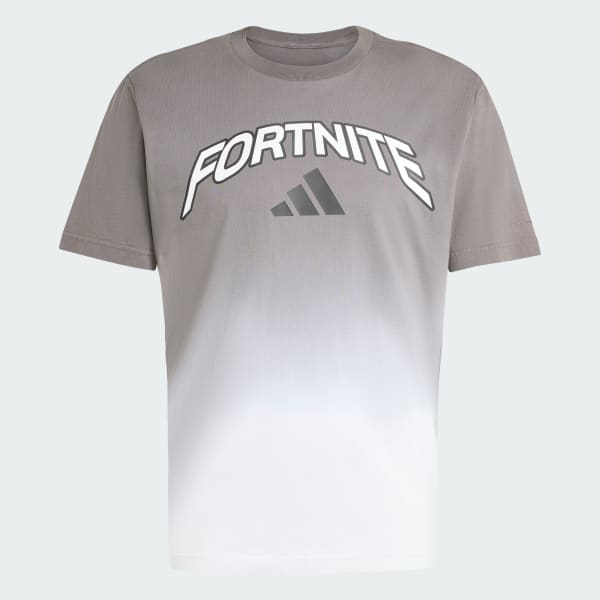 White adidas X Fortnite Tee Gradient