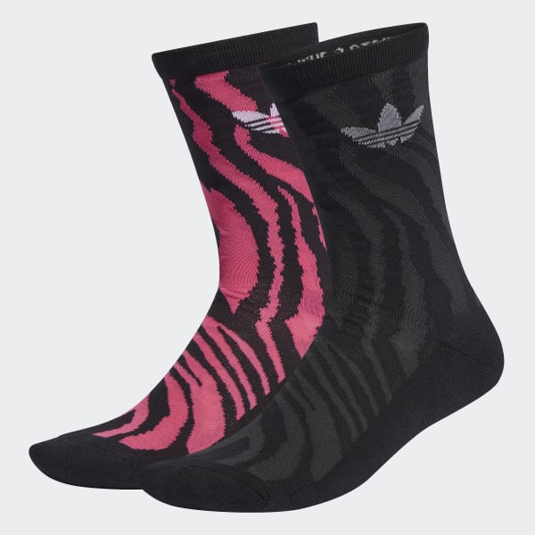 Cinza Meias Animal Crew 2 Pares