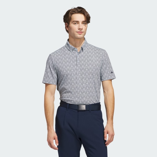 Blue Go-To Printed Stripe Polo Shirt