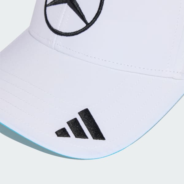 ホワイト Mercedes-AMG PETRONAS F1チーム ジョージ・ラッセル キャップ
