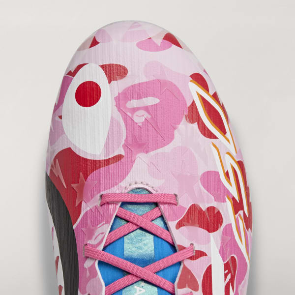 adidas BAPE x adidas F50 Elite Firm Ground Cleats - Pink | Free