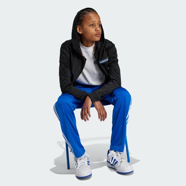 Zwart Adibreak Ritshoodie Kids