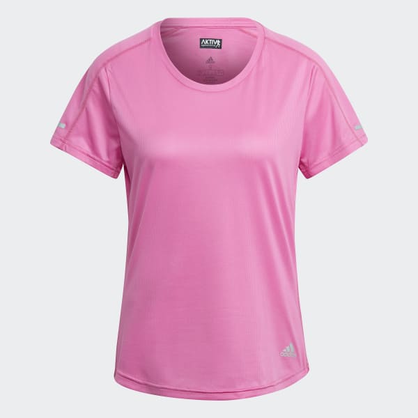 Rosa Camiseta para correr Run It