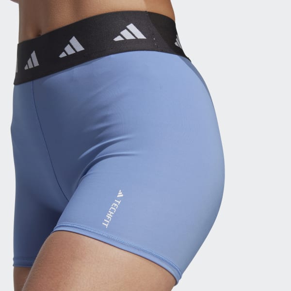 Blauw Techfit Korte Legging