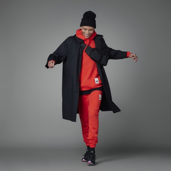 Orange Valentine's Day Pants