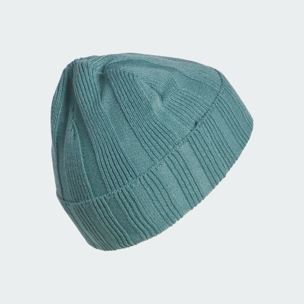 Green Ribbed Knit Beanie