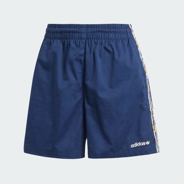 Mau-xanh-da-troi Quần Short 3 Sọc adidas Originals x Liberty London