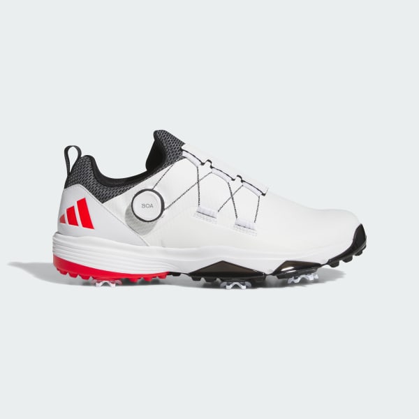 สีขาว รองเท้ากอล์ฟ Powerfade BOA