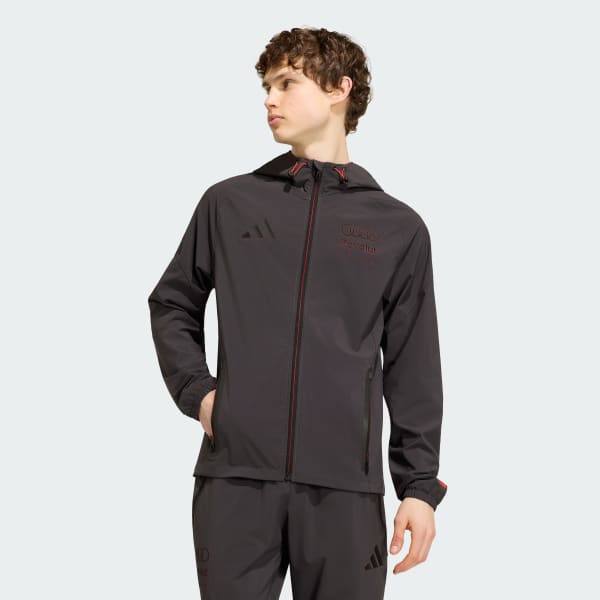 Black AUDI REVOLUT F1 TEAM DNA VIS TECH JACKET