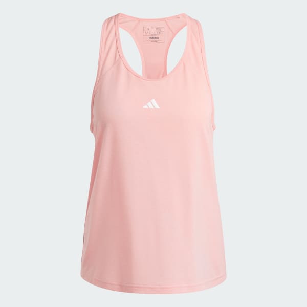Pink Train Essentials Minimal Branding Racerback Tank Top