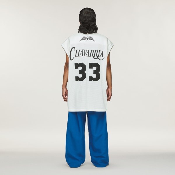 Blanco jersey de Básquet Chavarria