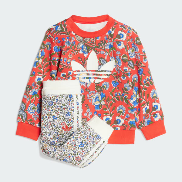 Rosso adidas Originals X Liberty London - Set da bambino