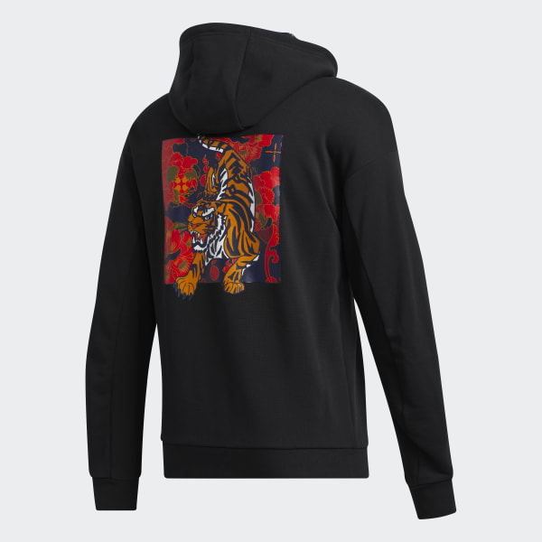 adidas originals graphic overhead hoodie