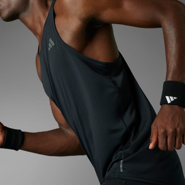 Negro Playera de running Adizero