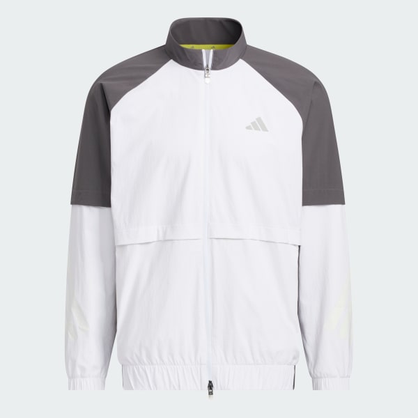 ホワイト 【ゴルフ】トラック フルジップ ジャケット
