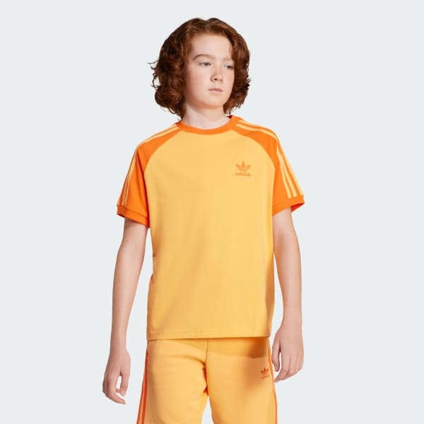 Orange Adicolor 3-Stripes Tee Kids