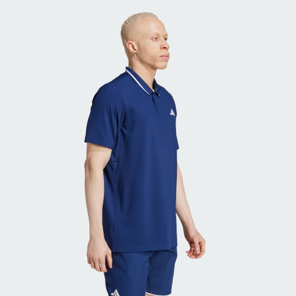 Blue Club Tennis Climacool Piqué Polo Shirt