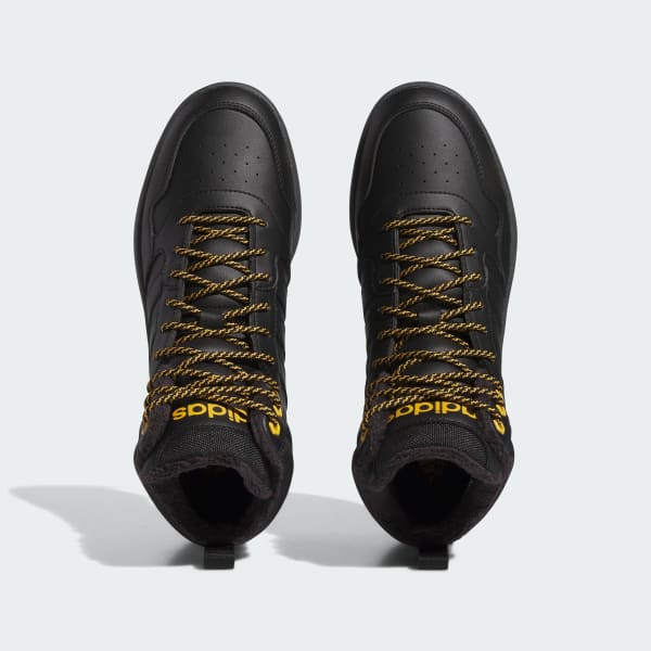 Black Hoops 3.0 Mid Lifestyle Basketball Classic Fur Lining Winterized Shoes