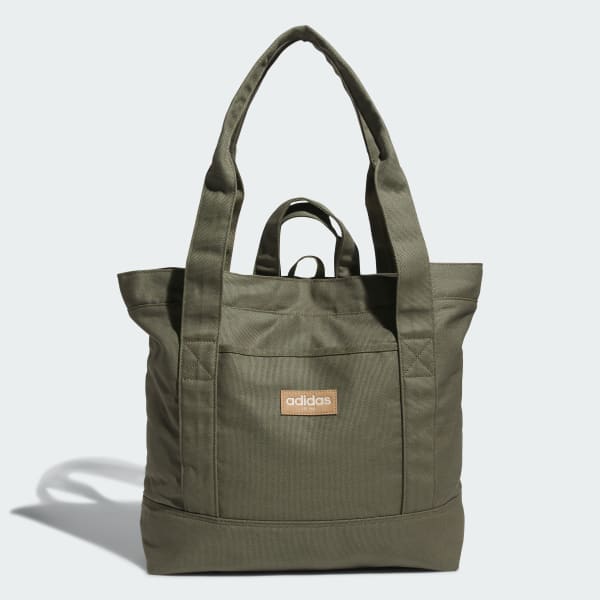 Green Canvas Court Tote Bag