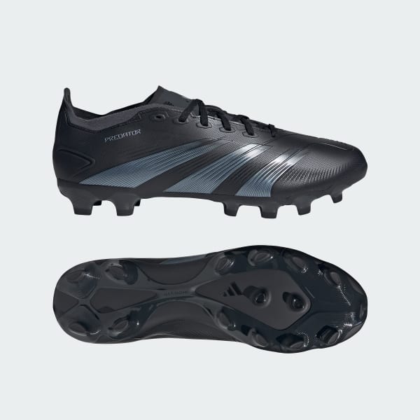 Svart Predator 24 League Low Multi-Ground Fotballsko